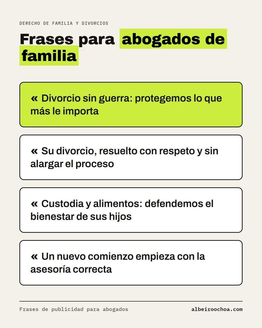 frases para abogados de familia y divorcios